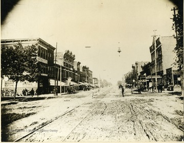 Looking East from Ninth Street.