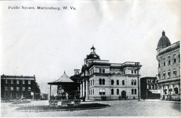 Public square in Martinsburg, W. Va.