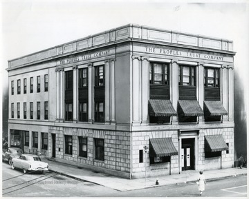 Outside view of The Peoples Trust Company building in Martinsburg, W. Va.