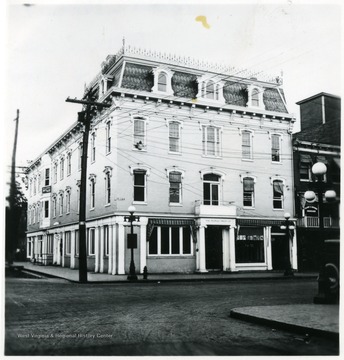 Building on the corner of Queen and Burke Street in Martinsburg, W. Va.