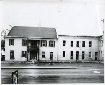 Faulkner building in Martinsburg, W. Va.  "Belle Boyd rode a horse up the stars."