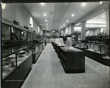 The cosmetics department in Emmerets in Martinsburg, West Virginia.