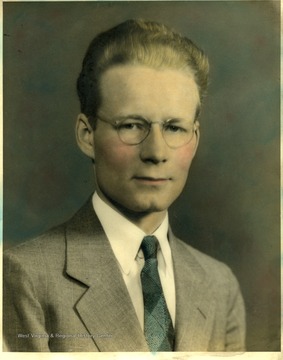 A portrait of Mariln Eckart, the postmaster of Martinsburg, West Virginia.