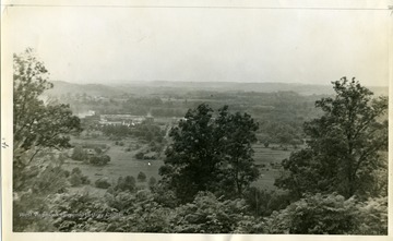 'Plate 1: Teays Valley, looking west from point one-half-mile east of Nitro, West Virginia.'