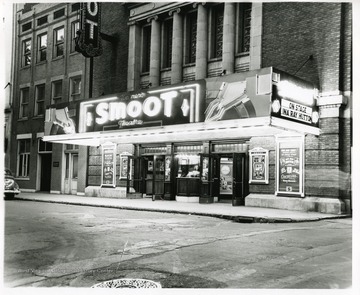 The front of Smoot Theater in Parkesburg, West Virginia.