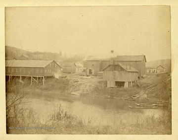 The buildings of a Planing Mill in Morgantown, West Virginia.