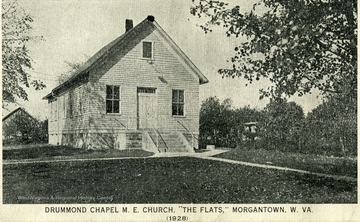 Front of Drummond Chapel M.E. Church, "The Flats," Morgantown, W. Va.