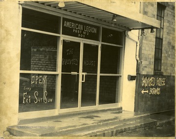 In American Legion Post No. 2 building.