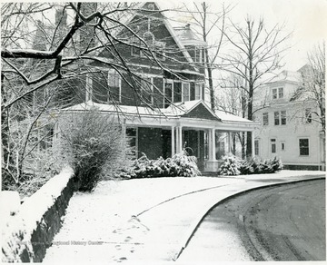 Winter scene at the McDermott home.