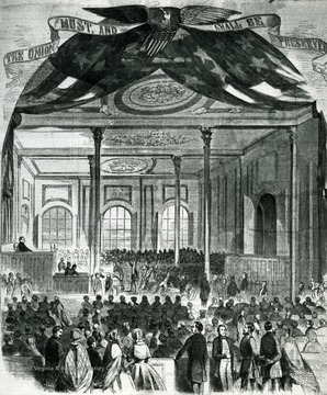 'Constitutional Convention of Virginia assembled in the Custom-House, Ohio County'. 