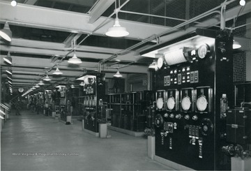 'United States Engineer Office. Corps of Engineers United States Army. Pittsburgh, Pennsylvania. Morgantown Ordnance Works-Morgantown, West Virginia: Interior-Boiler House. January 22, 1944. No. 21674.'