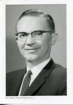 A portrait of Dr. Eston K. Feaster of Morgantown, West Virginia. 
