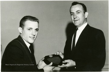 Clayton E. Bond, West Virginia University (left), and Ray Bachman (right).