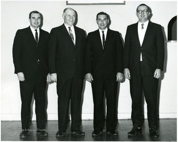 Bernie Simons, far left; Jack Simons, second from left.