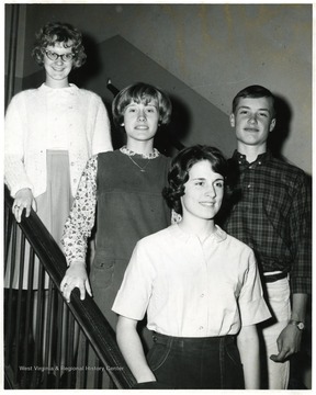 From left to right: Paula Bell, Josephine Pontek, unknown, Gary Green.