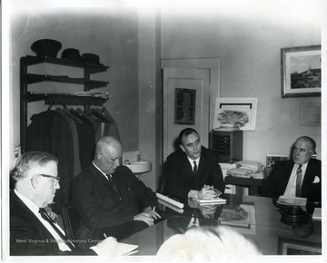 Left to Right:  Charles A. Stevenson, Scott Davis, Lloyd C. Neilson, Dyke Raese.