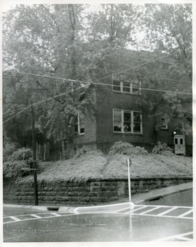 Exterior view of the Second Ward School in Morgantown, West Virginia.