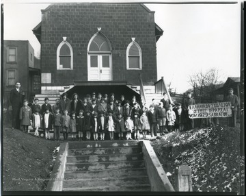 View of the young members of the St. Marcella Greek Orthodox Church in Sabraton, W. Va.