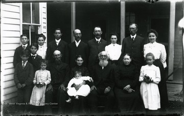 A group portrait of John Jenkins and family.