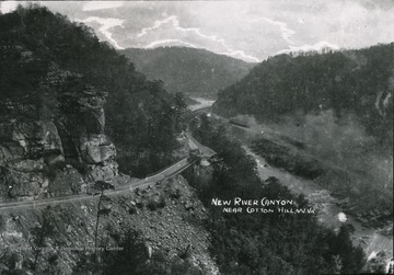 View of the New River Canyon near Cotton Hill.