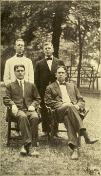 Group portrait of the medical staff at Miners' Hospital Number 2 in Fayette County.