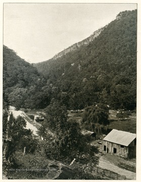 View of a small settlement at Greenland Gap, Headwaters of Patterson Creek, Grant County, W. Va.