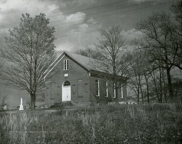 A view of the Seventh Day Baptist Church in Lost Creek, West Virginia.