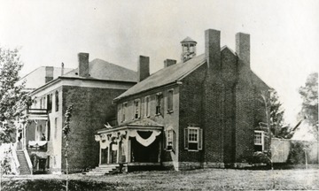 Residence Hall for girls was added to the old original academy building after the name was changed to Lewisburg Female Institute. This building was destroyed by fire December 16, 1901, and the old original academy building was so damaged by fire that it had to be torn down.