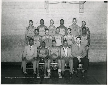 The Kimball Negro High 'Terrors' basketball team.