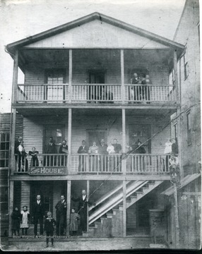 A close-up view of the residents of the Waldron Boarding House in Welch, McDowell County, West Virginia.