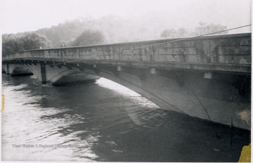 A flood at Alderson Bridge.