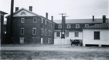 A view of the old Sweet Springs Sanitorium, now the Andrew Rowan Memorial Home.