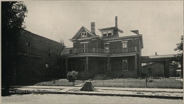 'Building at the State Home for Aged and Infirm Colored Men and Women. Jacob H. Johnson, Superintendent. This institution is located at 1635 Eighth Avenue, Huntington, Cabell County, and is reached by the Baltimore and Ohio and Chesapeake and Ohio Railroads, by Ohio River steamers, and by bus or auto over state Routes 8, 10, and 62, and U.S. Route 60. Number of inmates June 30, 1930 was 53.'