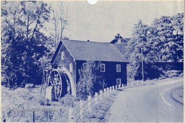 The old gristmill adjacent to U.S. Route No. 219 at Mill Point. 