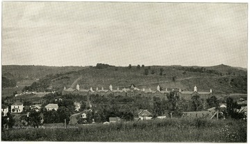 A view of Spencer State Hospital. Charles A. Barlow, M. D., Superintendent. This institution is located at Spencer, Roane County, and is reached by the Baltimore and Ohio Railroad. Number of Patients July 1, 1916 was 653.