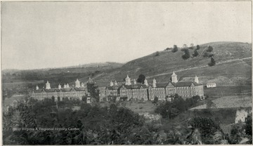 A distant view of the Second Hospital for the Insane. A. J. Lyons, M. D., Superintendent.