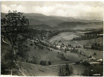An aerial view of Germany Valley in Pendleton County.