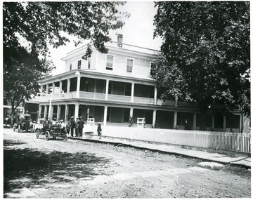 The Daugherty Hotel of Franklin was destroyed by a fire on April 17th, 1904.