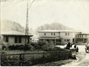 Pictured:  Raleigh Inn, Mining and General Office, Doctor's Office, Boarding House.