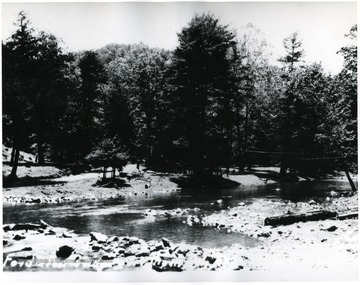 Picture is before a new bridge was built in the early 1940's.