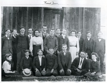 Pendleton High School, 1902.  Teacher was R. A. Moore.