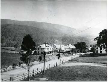 A view of homes in Pendleton County at Franklin, W. Va. 