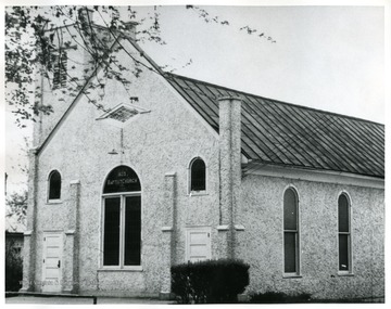 1825 Baptist Church in Harrisville, 'now torn down.'