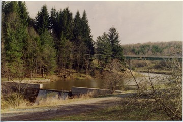 View of the Thomas Dam built in 1911 located in Tucker County.