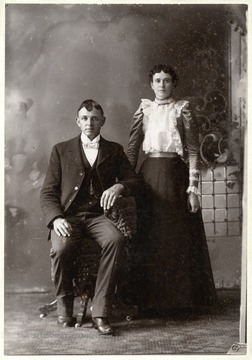 John Wesley Landsberry and Mary Ann Dumire Landsberry.