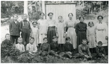 Cold Knob School was located on Laurel Run of the Gauley River.