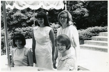 'From right to left:  Sue Reckert of Bruceton, Bonnie DeWitt of Rowlesburg, Barbara Lynn Larew of Fellowsville and Martha Ann Dean of Rowlesburg.'