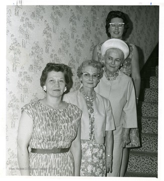 Pictured left to right; Mrs. J.D. Everly (president), Mrs. Wilhelm (vice president), Mrs. C. P. Wilhelm and Mrs. Bower (treasurer).