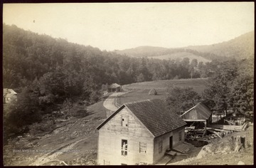 View looking West from hill above.