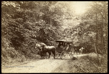 On the long ascent from the Cheat River.